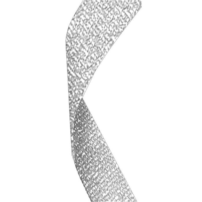 22MM SILVER GLITTER RIBBON